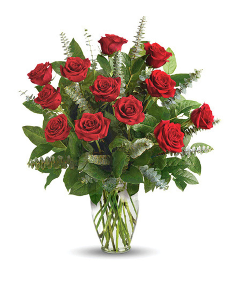Deluxe Dozen Rose Vase