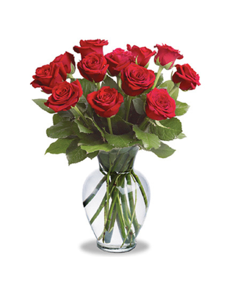 Dozen Rose Vase Special