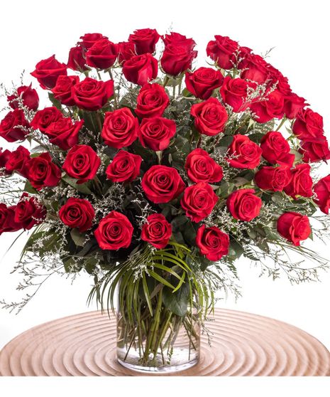 Five Dozen Premium Red Roses