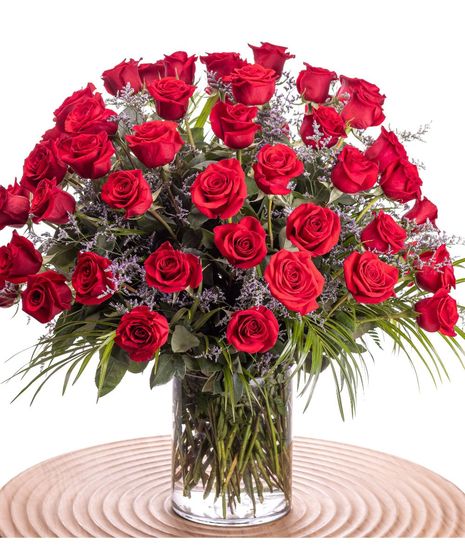 Four Dozen Premium Red Roses