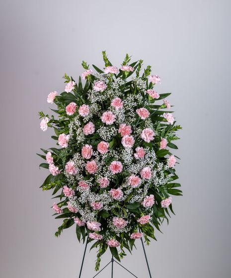Graceful Carnations Standing Spray