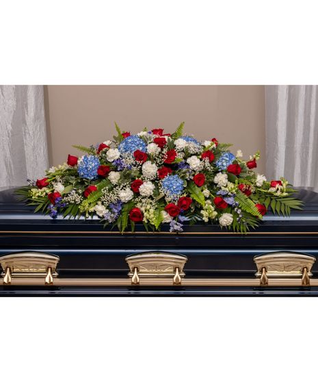 Patriotic Casket Spray