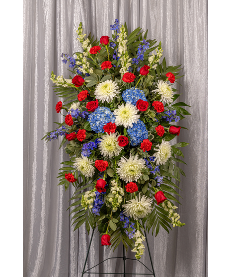 Patriotic Standing Spray