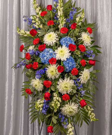 Patriotic Standing Spray