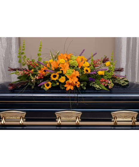 Sunset Casket Spray