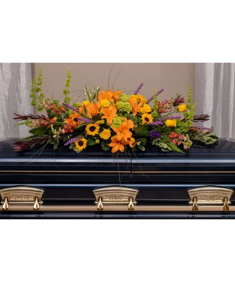 Sunset Casket Spray