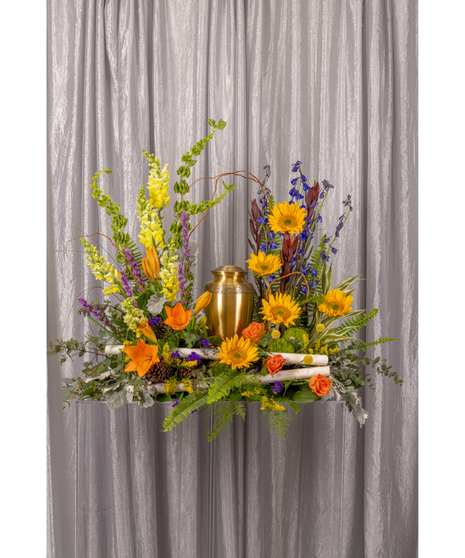 Sunset Cremation Urn Setting
