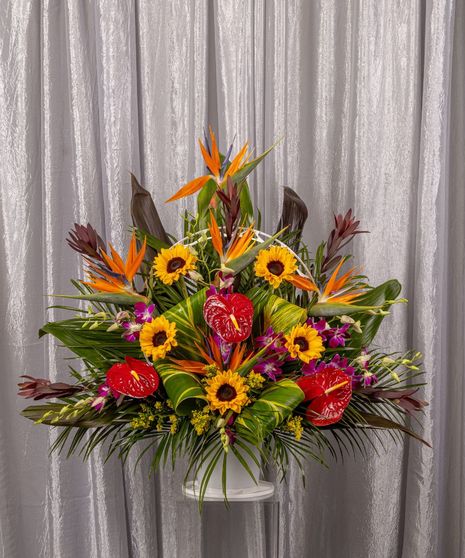 Tropical Tribute Basket