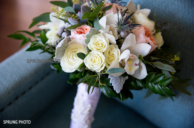 Wedding Bouquet with Orchids