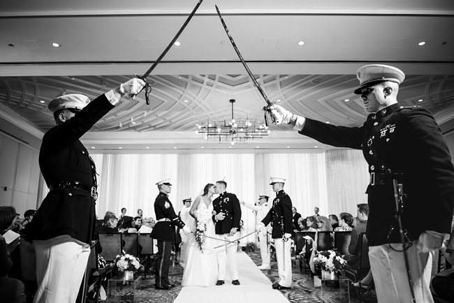 Military Inspired Chicago Wedding