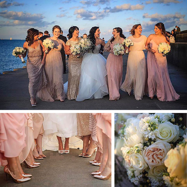 Pink Bridesmaids Dresses