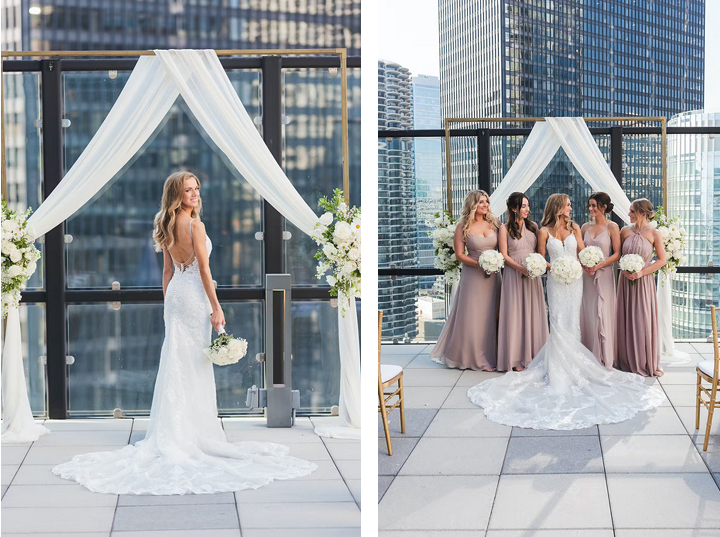 Bride and Bridesmaids