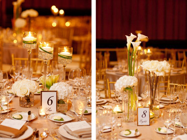 White Reception Decorations