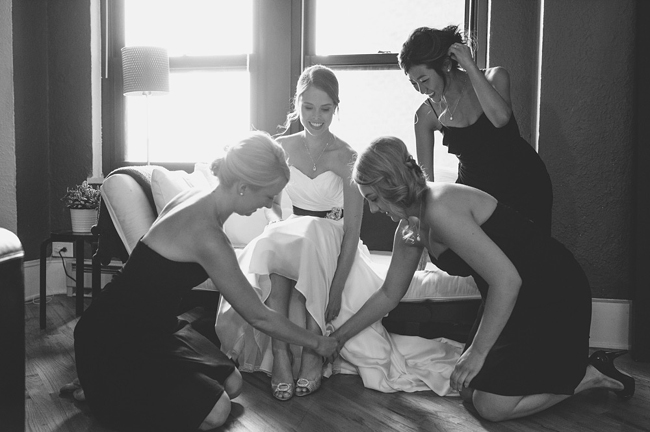 Bride and Bridesmaids