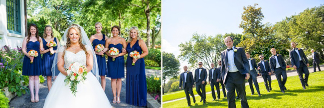 Blue and Gray Wedding