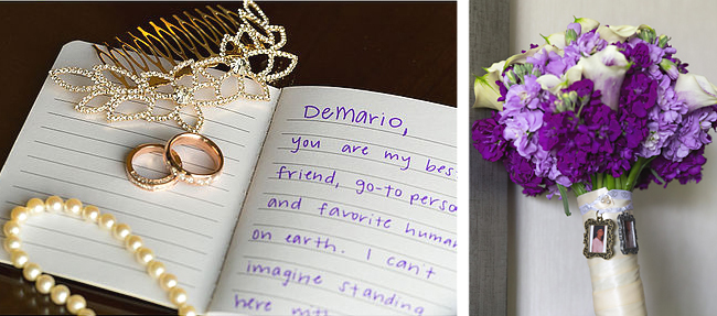 Purple and Gray Wedding