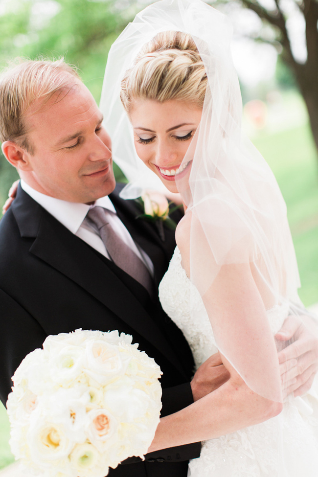 Suburban Bride and Groom