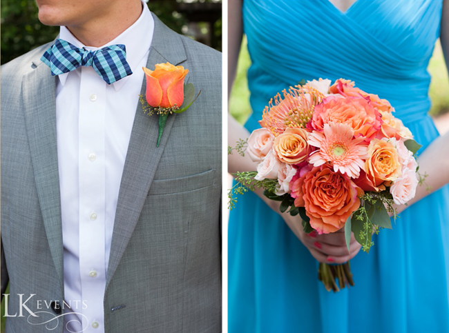 Turquoise and Peach Theme