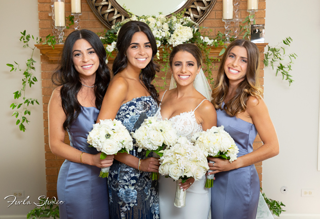 Lake Forest Bride and Bridesmaids