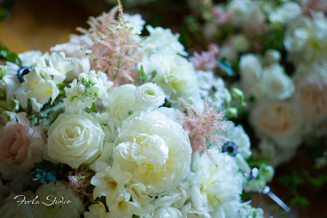 White and Blush Wedding Bouquet
