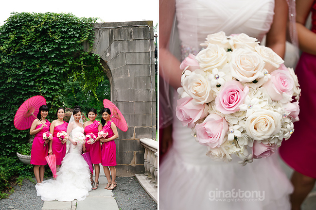 Pink and Hot Pink Wedding Theme