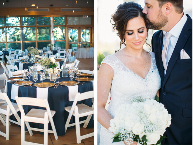 Navy and Gold Reception