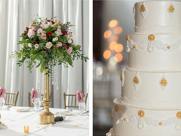 Pink and Gold Reception