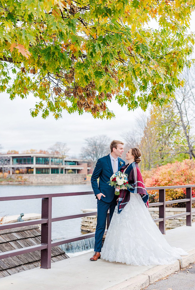 Fall Wedding in Oak Brook, IL