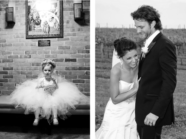 Flower Girl, Bride and Groom