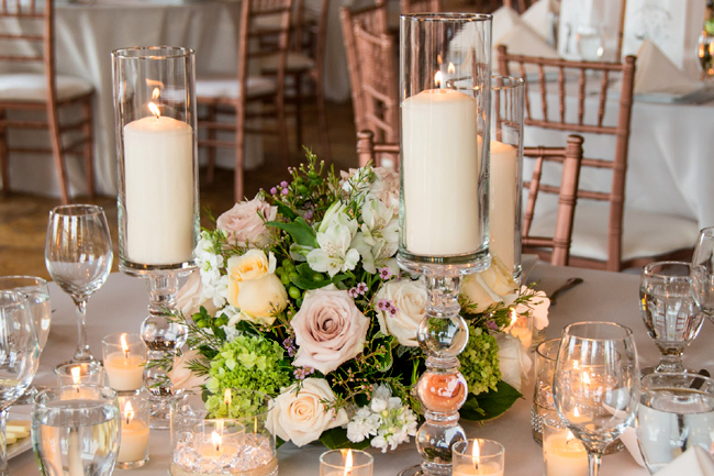 Candlelight Wedding Centerpiece