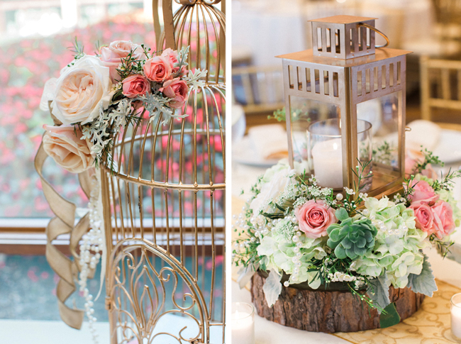 Rustic Mint, Pink and Gold Theme