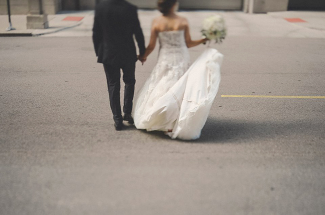 Bride and Groom in Chicago