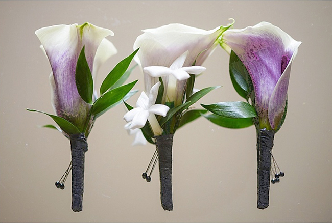 Mini Calla Lily Boutonnieres