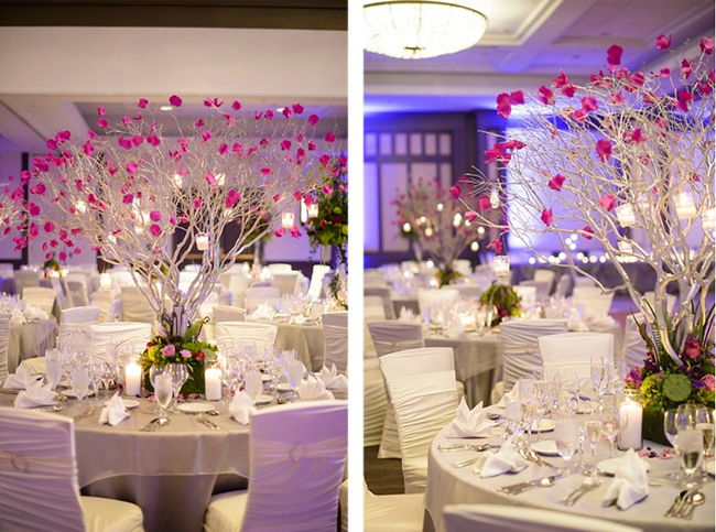 Manzanita Tree Centerpieces