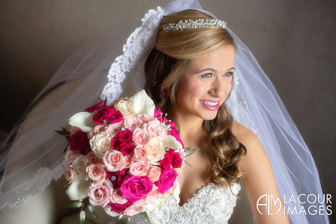Bride and Bouquet