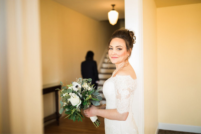 Jessica and Her Bouquet