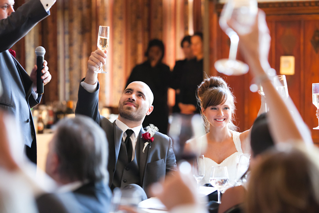 Toasting the Happy Couple