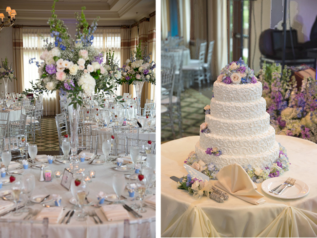 Blue and Lavender Wedding