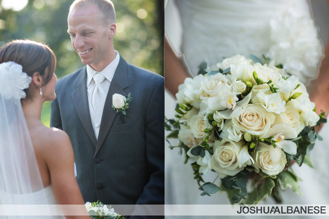 Boutonniere and bouquet