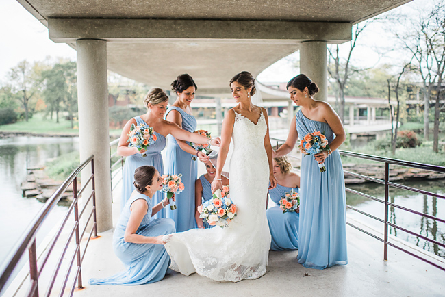 Pink and Blue Wedding Theme