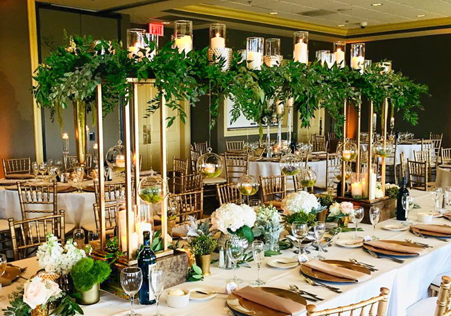 Elevated Reception Decorations