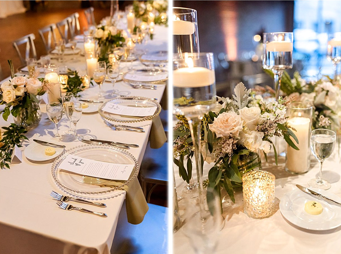 Reception Table Decor