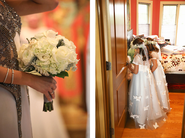 Bridesmaid's Bouquet and Flower Girls