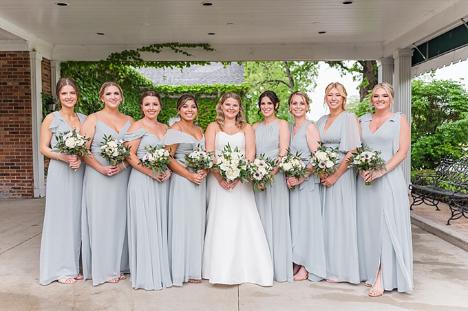 Bridesmaids and Bouquets