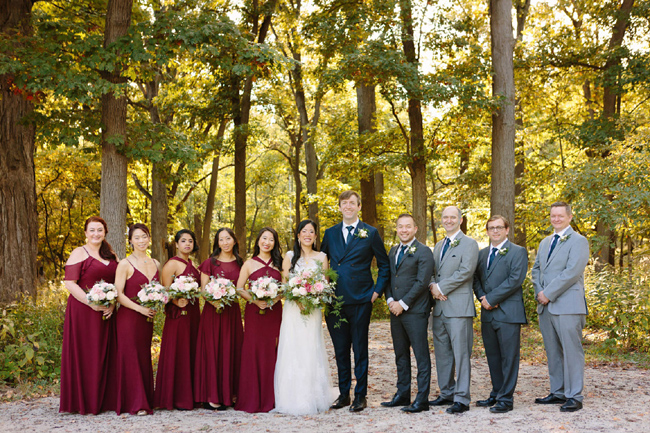 Fullersburg Woods Wedding Party