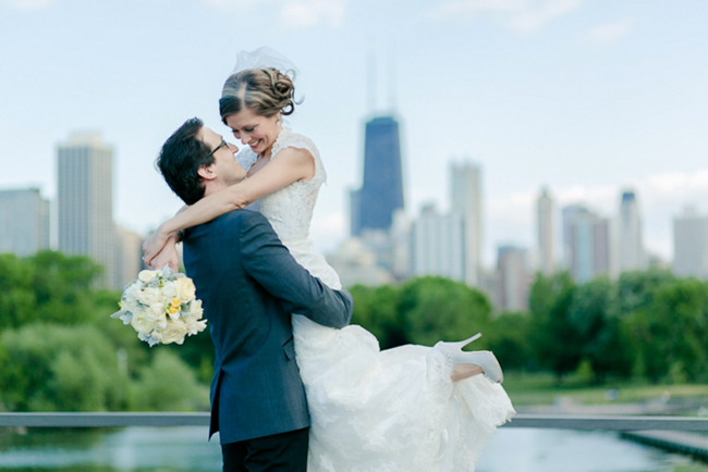 Chicago Bride and Groom