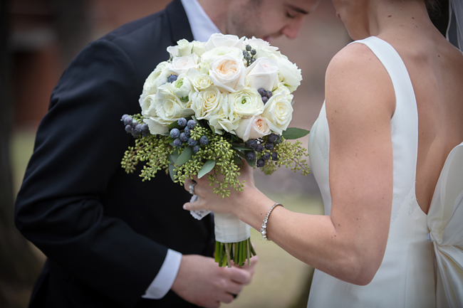 White and Blush Bridal Bouquet