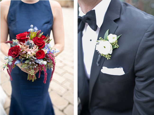 Bridesmaid Bouquet and Boutonniere