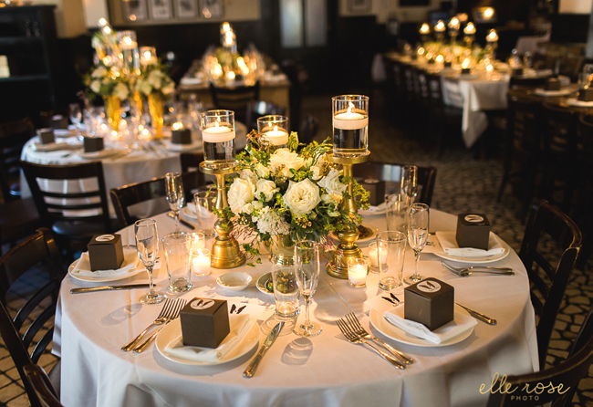 Candlelight Reception Centerpiece